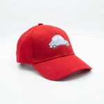 Kids Cotton Summer Printed Cap Kids Casual Cap | for Sun Protection and Outdoor Activities | Lightweight, Soft and Comfortable-1pcs Suitable Age (2 to 12 Years) Red - Image 4