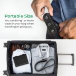 INKULTURE Weekly Medicine Organizer Box 03 Times a Day, Tablets Container Case Travel Pill Box For 07 days | Black | 01 Pcs - Image 4
