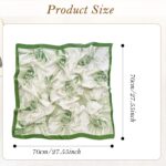 Silk Head Scarf for Women Stylish, Satin Hair Bandana, Soft & Stylish Hijab Scarf for Summer Sun Protection - Image 3
