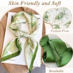 Silk Head Scarf for Women Stylish, Satin Hair Bandana, Soft & Stylish Hijab Scarf for Summer Sun Protection - Image 4