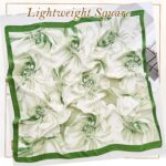 Silk Head Scarf for Women Stylish, Satin Hair Bandana, Soft & Stylish Hijab Scarf for Summer Sun Protection - Image 5
