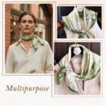 Silk Head Scarf for Women Stylish, Satin Hair Bandana, Soft & Stylish Hijab Scarf for Summer Sun Protection - Image 8