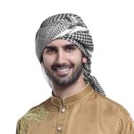 TINAYAUE Men Arabic Shemagh Kaffiyeh Headscarf Turban Bandana Soft Muslim Hijab Headband Shawl Classic Arafat Headwrap - Image 3