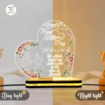 Muslim Dad Gift LED Lamp | Father's Day Acrylic Night Light | Islamic Home Decor | Arabic Blessing Design | Ramadan Decoration | Birthday Present for Father | Warm Glow Accent |(5.5x5.5 Inch) - Image 5