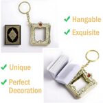 M Men Style Mini Quran Keychain – Arabic Muslim Keyring | Islamic Key Holder for Car, Bag & Home | Unisex Spiritual Gift - Image 10