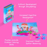 Educational Toys for Kids - Brahma 49 Pcs Jigsaw Puzzles Ages 3+ | Cultural Interactive Learning with App - Image 3