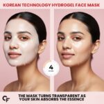 Carbamide Forte Bio Collagen Mask | Collagen Mask Overnight | Sheet Mask | Korean Glass Skin Overnight Hydrogel Face Mask Sheets for Deep Hydration, Pore Minimizing, Firming & Moisturizing | Paraben-Free | For All Skin Types | 1 Piece - 35g - Image 3