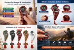 Finger Tasbeeh Counter for Zikr, Jaap & Meditation | Portable Digital Prayer Counter with LED Display & Compass | Nexovira - Image 6