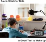Digital Alarm Clock for Heavy Sleepers, Digital Clock Table Clock for Study Table, Students, Office | Alarm Clock for Bedroom with Loud Sound, Automatic Sensor,Date & Temperature - Image 6