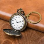Tiny Tim Makka Madina Pocket Watch Keychain | Antique Islamic Design Pendant Watch with Chain | Religious Gift for Men & Women | Vintage Quran-Inspired Timepiece for Ramadan, Eid & Hajj Pilgrims(Makka Madina) - Image 3