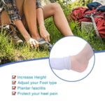 Half Heel Socks Anti Crack Silicon Gel Heel And Foot Protector Moisturizing Socks for Foot Care, Pain Relief And Heel Cracks Free Size For Men And Women-1 Pair/Free Size - Image 5