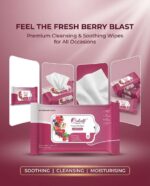 Honey Almond Ice Fresh and Berry Blast Premium Wet Wipes 75 Sheets with Vitamin E Aloe Vera Alcohol Free pH Balanced Soft Moisturising Cleansing Facial Hand Body Skin Care Wet Tissues (Pack of 3) - Image 5