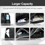Sports Drawstring Bag Backpack for Men & Women | Basketball Gym Bag with Dedicated Shoe Compartment, Large Waterproof Space for Gym, Travel & Sports - Image 5