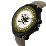 Talgo Analog Round Islamic Muslim Dial Muhammad Design Stylish Strap Classic Design Fancy Wrist Watch for Men and Boys, Pack of 1 - MUHAMMAD-3K-BLK - Image 3