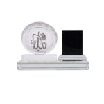 Islamic Crystal Showpiece - Mecca Replica with Holy Name Allah and First Kalma - Image 7