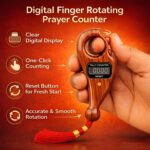 Mantra Jaap Mala | Digital Counter Tally Counting Finger Machine Portable Hand Tasbih Misbaha | Different Use Naam Mantra Jaap Various Counting Purpose (1 Psc_Multicolor) - Image 3