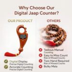 Mantra Jaap Mala | Digital Counter Tally Counting Finger Machine Portable Hand Tasbih Misbaha | Different Use Naam Mantra Jaap Various Counting Purpose (1 Psc_Multicolor) - Image 6