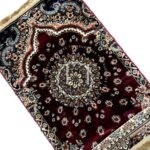 Deluxe Velvet Heavyweight Prayer Mat | Elegant and Super Soft Design | Ideal for Muslim Prayers | Heavy Carpet Mat with Premium Softness and Luxurious Design. (Maroon) - Image 4
