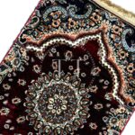 Deluxe Velvet Heavyweight Prayer Mat | Elegant and Super Soft Design | Ideal for Muslim Prayers | Heavy Carpet Mat with Premium Softness and Luxurious Design. (Maroon) - Image 5