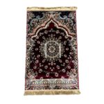 Deluxe Velvet Heavyweight Prayer Mat | Elegant and Super Soft Design | Ideal for Muslim Prayers | Heavy Carpet Mat with Premium Softness and Luxurious Design. (Maroon) - Image 6