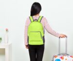 SYGA Outdoor Travel Foldable Waterproof Bag With Mini Bag Stay-Clean Backpack for Camping, Hiking, Travelling, Outdoor Activities (Green) - Image 3