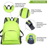 SYGA Outdoor Travel Foldable Waterproof Bag With Mini Bag Stay-Clean Backpack for Camping, Hiking, Travelling, Outdoor Activities (Green) - Image 5