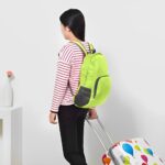 SYGA Outdoor Travel Foldable Waterproof Bag With Mini Bag Stay-Clean Backpack for Camping, Hiking, Travelling, Outdoor Activities (Green) - Image 6