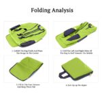 SYGA Outdoor Travel Foldable Waterproof Bag With Mini Bag Stay-Clean Backpack for Camping, Hiking, Travelling, Outdoor Activities (Green) - Image 7