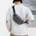 Fanny Pack Waist Bag: Runner Hip Pouch Bum Bag Running Belt Purse Fannie Pack for Walking Jogging Traveling Outdoor Woman Man(Color_Grey) - Image 4