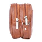 NFI essentials Mens Multipurpose Leather Travel Pouch Wrist Hand bag for Cash Money Carrying Purpose - Image 8