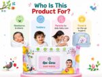 Opt Care Baby Wipes (30 Wipes x Pack of 5 - 150 Wipes ) – 150 × 200 mm | Aloe Vera & Vitamin E | Alcohol-Free, Paraben-Free | pH Balanced | Mild & Gentle | Sensitive Skin Friendly | Soft Baby Hygiene & Daily Cleaning Wipes - Image 7