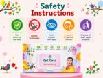 Opt Care Baby Wipes (30 Wipes x Pack of 5 - 150 Wipes ) – 150 × 200 mm | Aloe Vera & Vitamin E | Alcohol-Free, Paraben-Free | pH Balanced | Mild & Gentle | Sensitive Skin Friendly | Soft Baby Hygiene & Daily Cleaning Wipes - Image 8