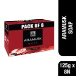 Aramusk Musk Premium Soap for Men | Deep Cleansing, Moisturizing, Nourishing with Long Lasting Freshness | 125g (Pack of 8) - Image 3