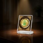 DIVINITI 24K Gold Plated Allah Car Dashboard Idol Frame | Premium Acrylic Islamic Gift | Allah Calligraphy Showpiece for Car, Home & Office Table Decor | Blessings & Protection - Image 4