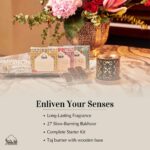 Dukhni Oud Al Mukhtar, Oud Al Qamar, Oud Al Habayeb Bakhoor Set by Dukhni | 3 x 9 Piece Each & Taj Bakhoor Burner | Arabic Bakhoor Incense | Perfect to Relax & Meditate | Great Gift - Image 3