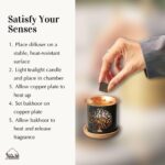 Dukhni Oud Al Mukhtar, Oud Al Qamar, Oud Al Habayeb Bakhoor Set by Dukhni | 3 x 9 Piece Each & Taj Bakhoor Burner | Arabic Bakhoor Incense | Perfect to Relax & Meditate | Great Gift - Image 4