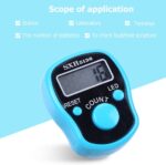 Digital Finger Counter for Pooja Meditation Prayer – Portable Japa Mala Counting Device LED Counter 5 Digit Counting Machine Pooja Mantra Tasbeeh Finger Tally Counter Tally (2 Pic) - Image 3