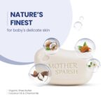 Mother Sparsh Natural Care Baby Soap-75g x 4 | BUY 3 GET 1 FREE | Soap for Babies with Chamomile, Shea Butter & Coconut Oil | Gently Cleanses Baby's Skin - Image 5
