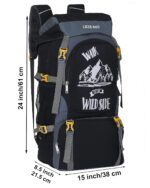 65 L TRACKING HIKING TRAVEL BAG PACK RUCKSACK HIKING WATERPROOF OUTDOOR BAG. - Image 7