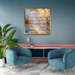 Craftnest Creations Readable Ayatul Kursi 50x50 CM Canvas Printed Wall Art - Islamic Wall Decor for Home, Mosque & Office, Modern Muslim Gift for Ramadan, Eid, Wedding, Durable Canvas Finish, Design 4 - Image 4