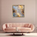 Craftnest Creations Readable Ayatul Kursi 50x50 CM Canvas Printed Wall Art - Islamic Wall Decor for Home, Mosque & Office, Modern Muslim Gift for Ramadan, Eid, Wedding, Durable Canvas Finish, Design 4 - Image 5