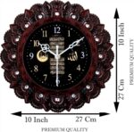 Lavkush Enterprises Present Amazing Allah Wall Clock for Living Room, Badroom, Shop, Office, Home Décor 02(Dimond in Cheery) - Image 3