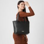 Caprese Tarry 15.6 Inch Laptop Compatible Large Tote Bag for Women | Stylish, Durable, and Spacious with Multiple Compartments, Back Zipper Pocket for Work, Travel, and Everyday Use - Image 3