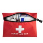 12pcs Mini First Aid Kit Empty Bag, Travel Empty First Aid Kit Pouch Bag with Zippered for Emergency at Home, Office, Car, Outdoors, Boat, Camping, Hiking(Bag Only), Red, Fashion - Image 4