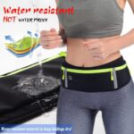 Running Mobile Holder for Men, Waist Bag for Men with 3 Zipper Pockets, Adjustable Running Belt, Water-Resistant Phone Holder for Gym, Jogging, Walking - Image 4