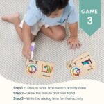 Curious Cub Learning Clock for Kids | Educational Toys for 5+ Year Old | Fun Time Learning Kit | Activity Toys for 6 Year Old Boys, Girls & Educational Board Games for Kids | Ideal Birthday Gift - Image 6