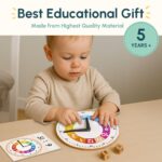 Curious Cub Learning Clock for Kids | Educational Toys for 5+ Year Old | Fun Time Learning Kit | Activity Toys for 6 Year Old Boys, Girls & Educational Board Games for Kids | Ideal Birthday Gift - Image 7
