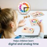 Curious Cub Learning Clock for Kids | Educational Toys for 5+ Year Old | Fun Time Learning Kit | Activity Toys for 6 Year Old Boys, Girls & Educational Board Games for Kids | Ideal Birthday Gift - Image 8
