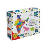 Zephyr Discover India 2 In 1, Puzzles & Educational Toy,Learning Toy,For Boys & Girls 3 Yr+(Multicolor) (Discover 2 In 1) - Kids - Image 3