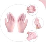Moisturizing Gloves for Repairing Dry Cracked, Moisturizing Gloves Overnight, Silicone Skin Care Socks Gloves, Gel Spa Hydrating Gloves, Sleeping Spa Silicone Gloves Hand Moisturizer Care.(Pack of 1) - Image 4